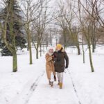 retired couple walking